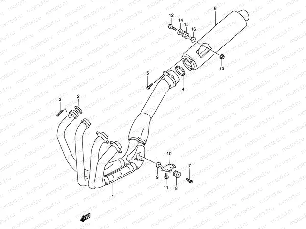 14 - MUFFLER