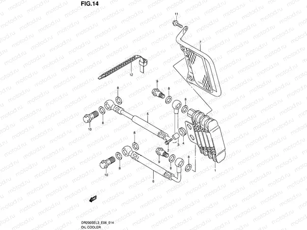 14 - OIL COOLER