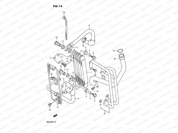 14 - OIL COOLER
