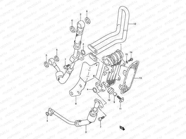 14 - OIL COOLER (OPTIONAL)