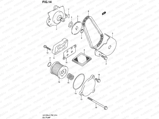 14 - OIL PUMP
