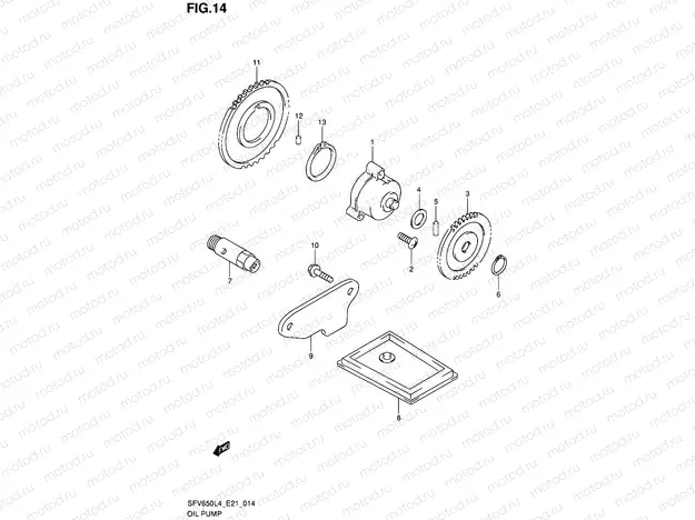 14 - OIL PUMP