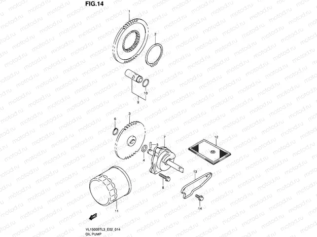 14 - OIL PUMP