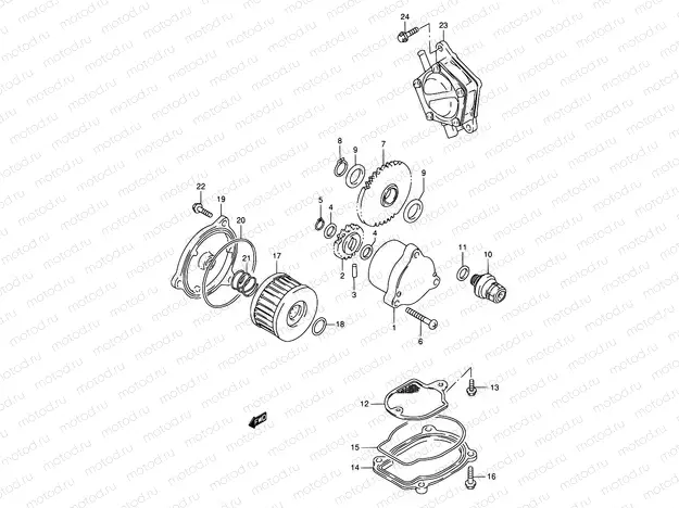 14 - OIL PUMP - FUEL PUMP