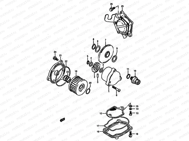 14 - OIL PUMP-FUEL PUMP