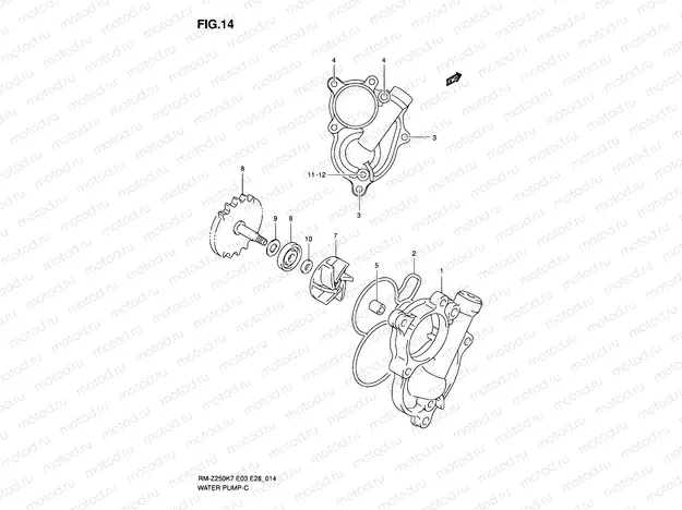 14 - WATER PUMP
