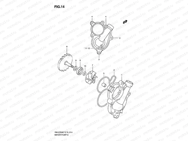 14 - WATER PUMP