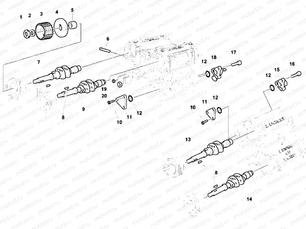 140 - CAMSHAFT » VALVE DRIVE