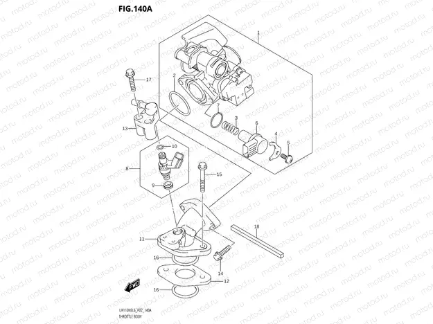 140A - THROTTLE BODY