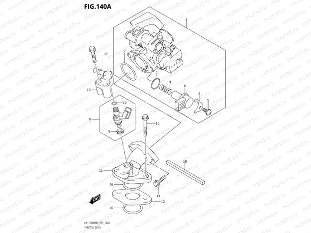 140A - THROTTLE BODY