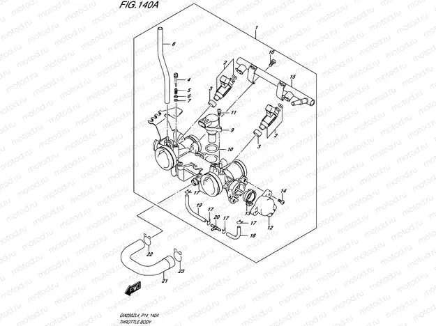 140A - THROTTLE BODY
