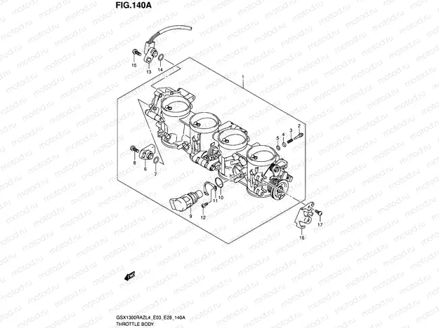 140A - THROTTLE BODY