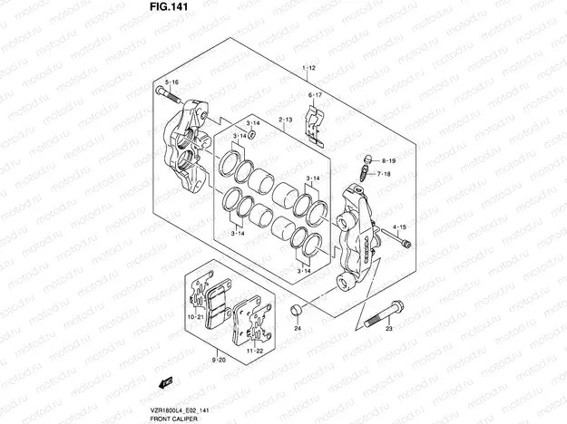 141 - FRONT CALIPER