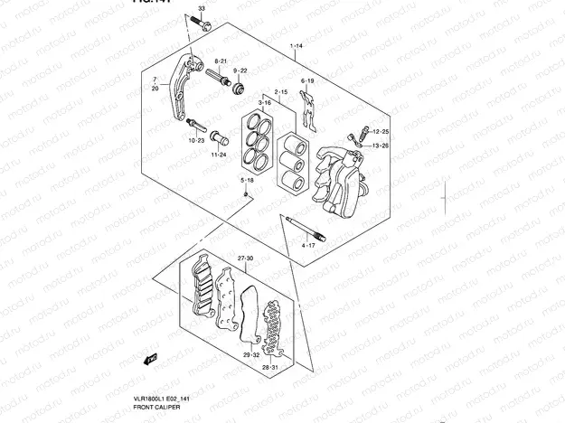 141 - FRONT CALIPER