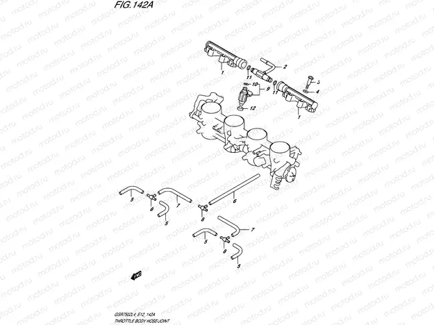 142A - THROTTLE BODY HOSE/JOINT