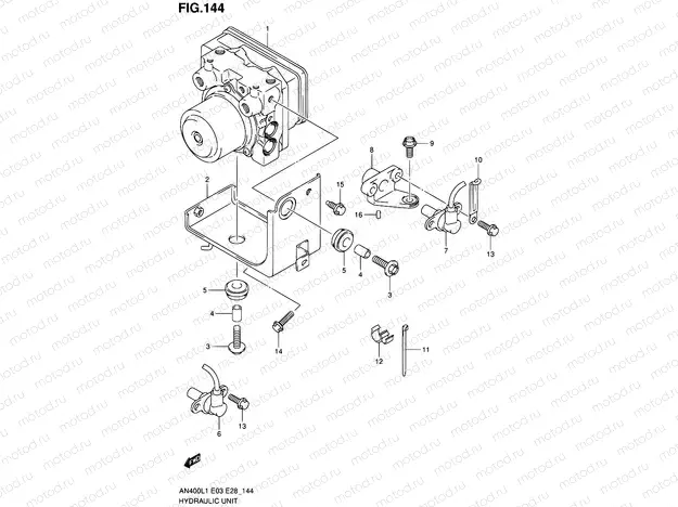 144 - HYDRAULIC UNIT (AN400AL1 E33)