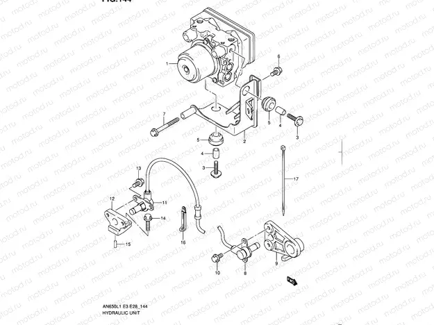 144 - HYDRAULIC UNIT (AN650AL1 E33)