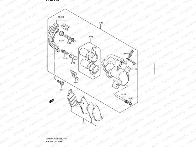 145 - FRONT CALIPER