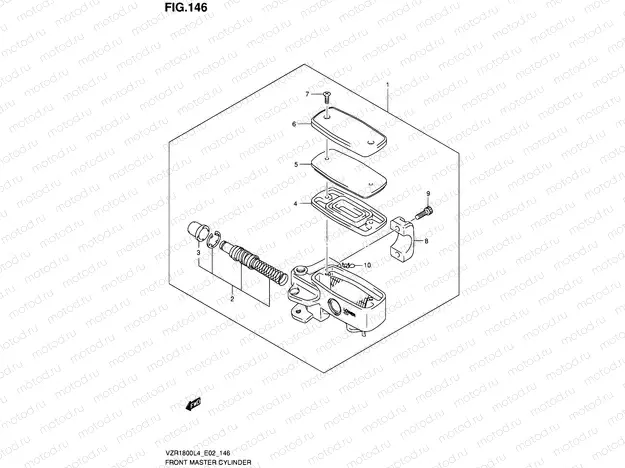 146 - FRONT MASTER CYLINDER (VZR1800ZL4 E02)