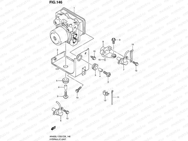 146 - HYDRAULIC UNIT (AN400ZAL1 E33)