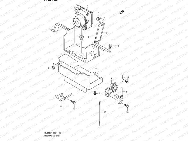 146 - HYDRAULIC UNIT (DL650AL1 E24)
