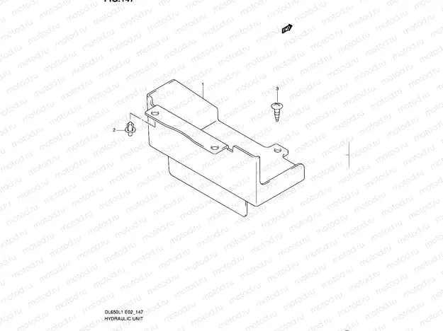 147 - HYDRAULIC UNIT (DL650UEL1 E19)