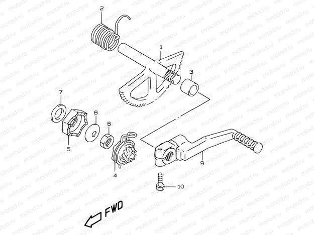 14A - KICK STARTER (MODEL X/Y/K1)
