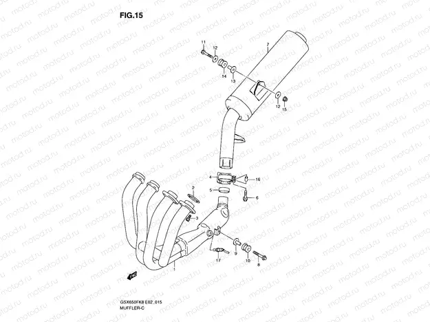 15 - MUFFLER