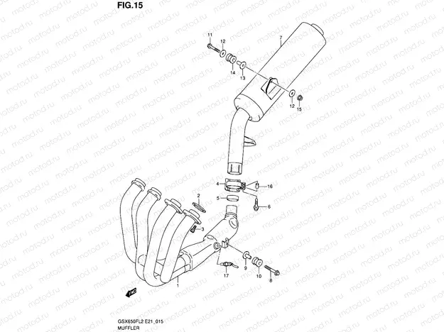 15 - MUFFLER