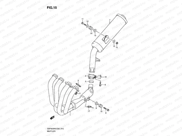 15 - MUFFLER