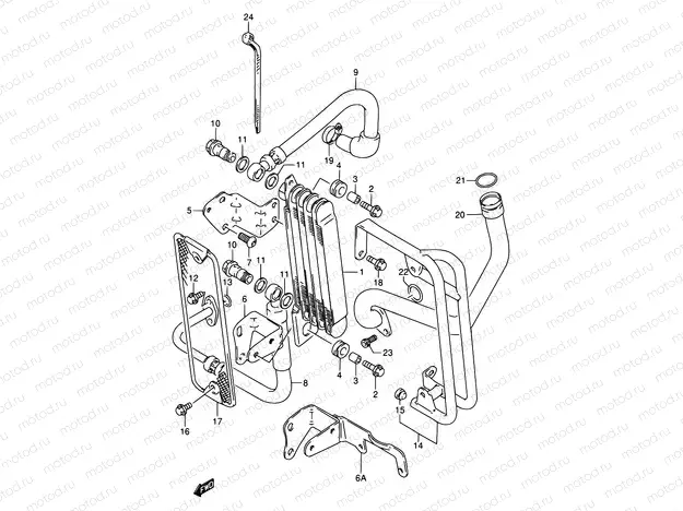 15 - OIL COOLER