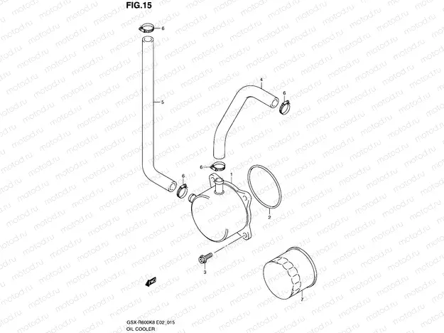 15 - OIL COOLER