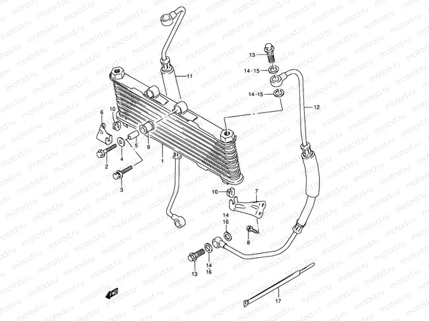 15 - OIL COOLER
