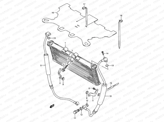 15 - OIL COOLER