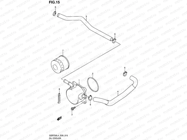 15 - OIL COOLER