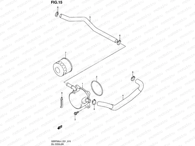 15 - OIL COOLER