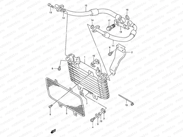 15 - OIL COOLER