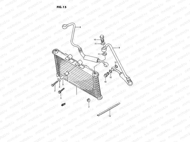 15 - OIL COOLER