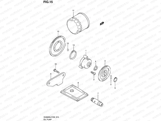 15 - OIL PUMP
