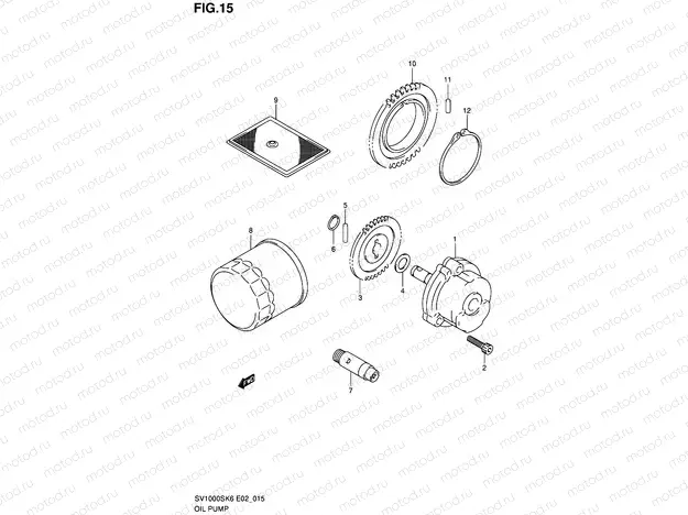 15 - OIL PUMP