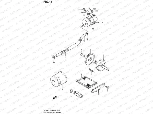 15 - OIL PUMP / FUEL PUMP