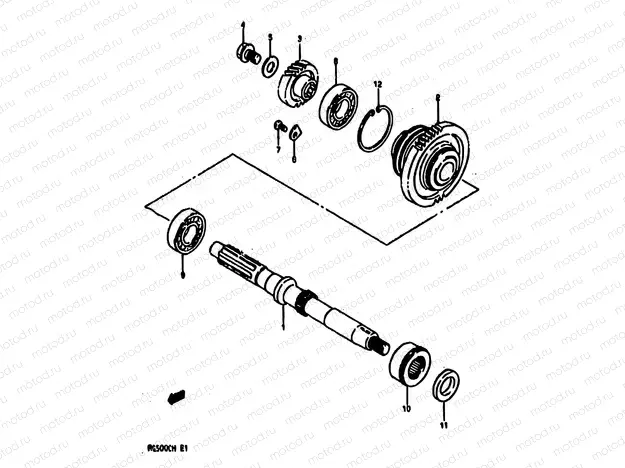 15 - PILOT SHAFT