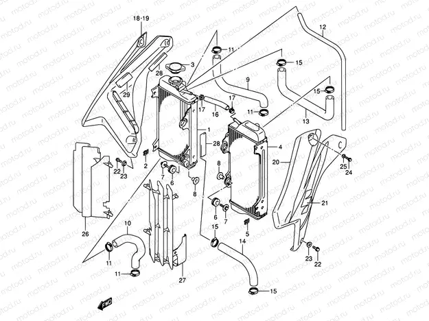 15 - RADIATOR (MODEL K5)