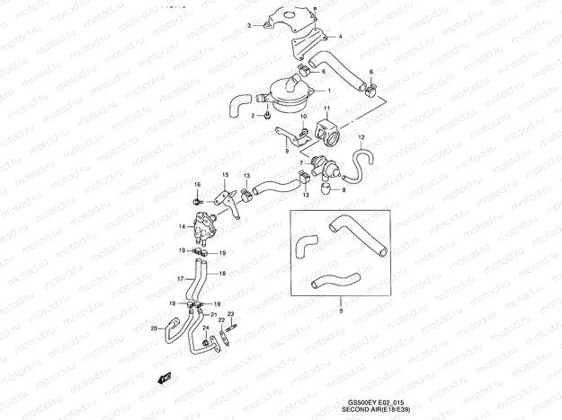 15 - SECOND AIR (E18,E39)