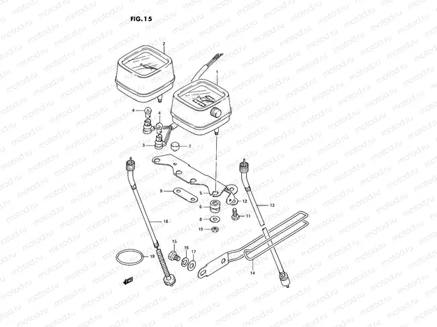 15 - SPEEDOMETER - TACHOMETER (MODEL Z/K/P)