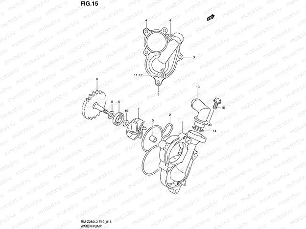 15 - WATER PUMP