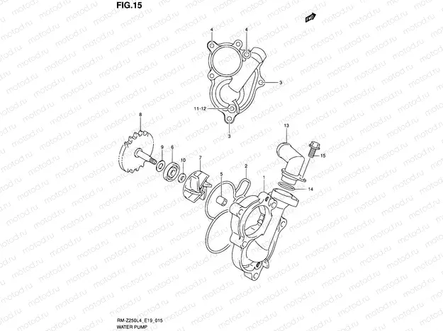 15 - WATER PUMP