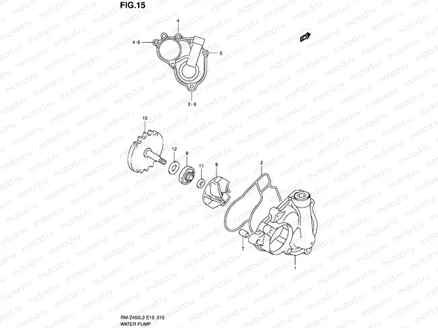 15 - WATER PUMP