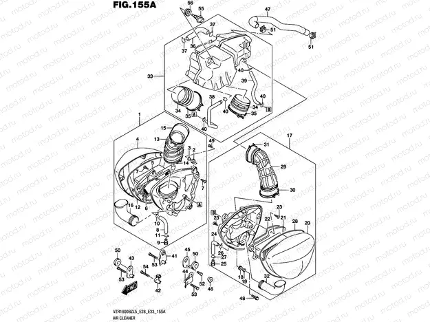 155A - AIR CLEANER (VZR1800BZL5 E28)