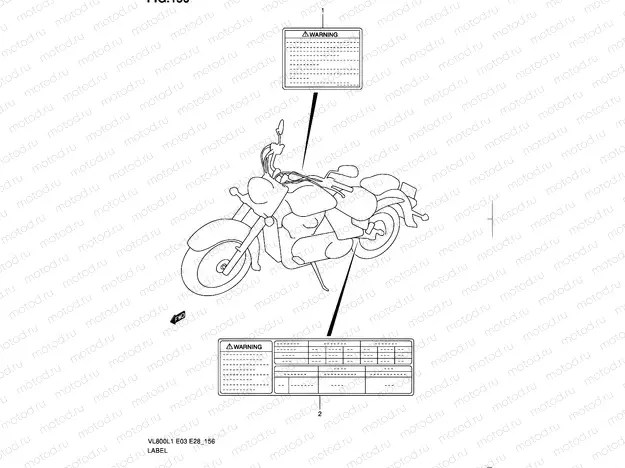 156 - LABEL (VL800L1 E28)